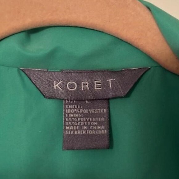 Koret Ladies Lined Jacket, size L, green - Picture 4 of 6
